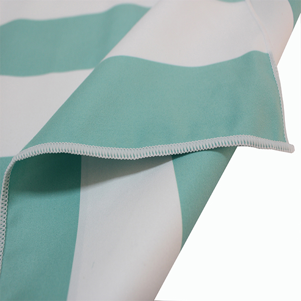 Quick dry XXXL beach towel, Microfiber beach towel, stripe printed beach towel