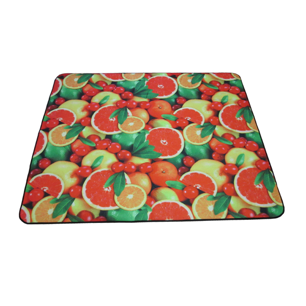 Picnic blanket with fruit topic