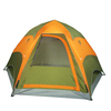 Quick up tent with umbrella system