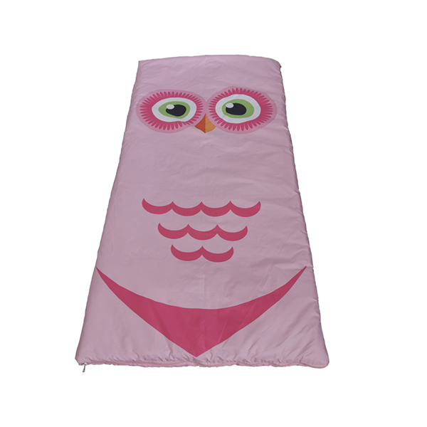 owl printing kids sleeping bag