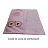 owl printing kids sleeping bag