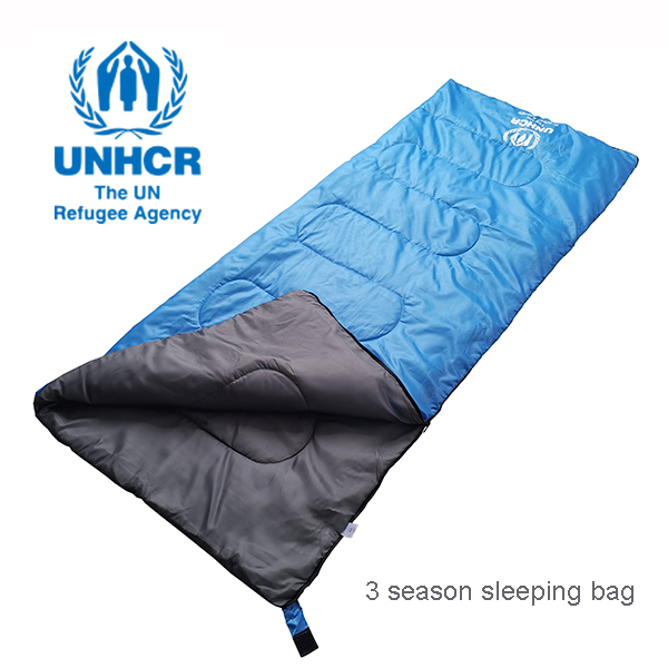 Refugee 3 season sleeping bag for UNHCR