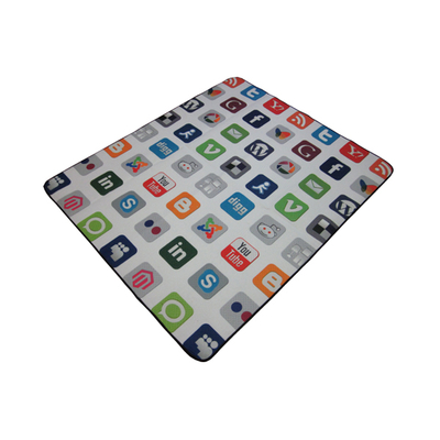 Picnic blanket with Social Media printing
