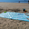 Microfiber beach towel, quick dry beach towel, stripe printed beach towel