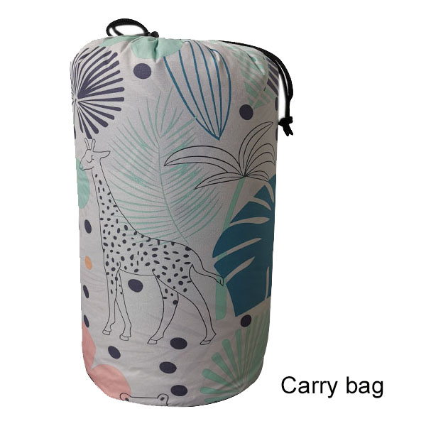 Flower printing sleeping bag