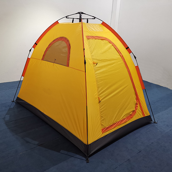 Easy up dome tent