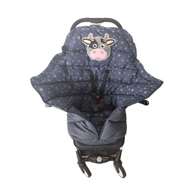 Baby Trolley Sleeping Bag With cow EMBROIDERY