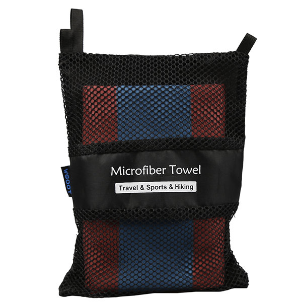 Medium size beach towel, stripe printed quick dry microfiber beach towel